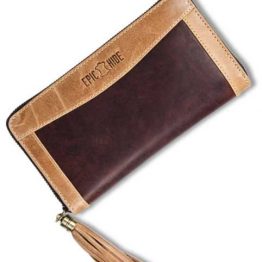 Customised--Brown-Cream-Zip-Around-Women's-Wallets