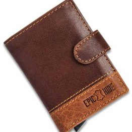 Customised-Push-Button-Chocolate--Brown-Credit-Card-Case-wallets-