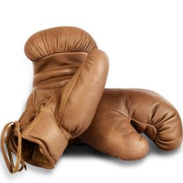 Retro Leather Boxing Gloves