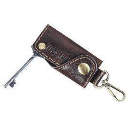 Leather--Car-Key-Case-Keychain-Wallet