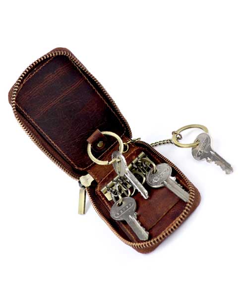 Zip Around Multi Keys Holder Wallet