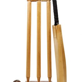 Retro Look Wooden Cricket Set